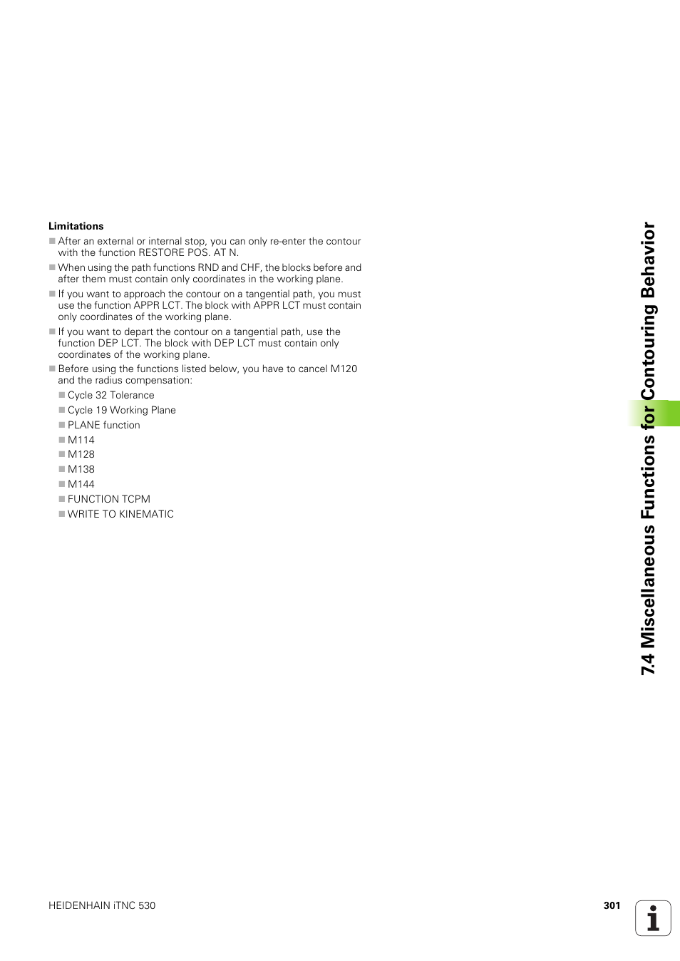 HEIDENHAIN iTNC 530 (340 49x-03) User Manual | Page 301 / 753