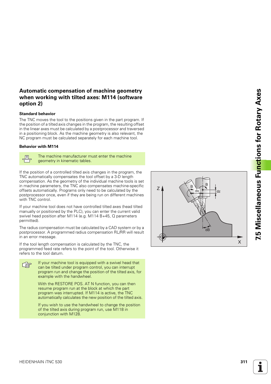 HEIDENHAIN iTNC 530 (340 49x-03) User Manual | Page 311 / 753