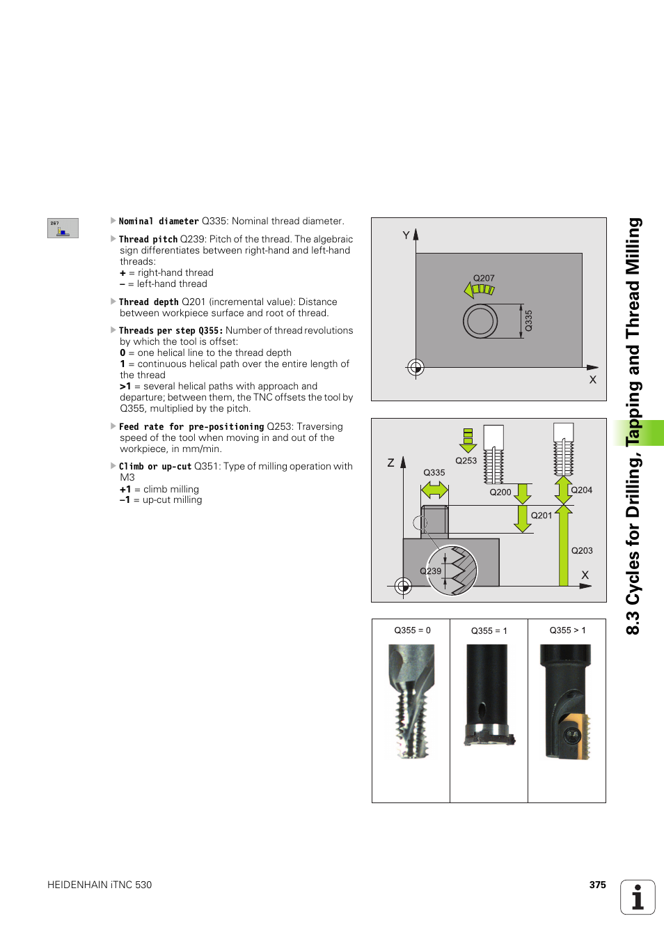 HEIDENHAIN iTNC 530 (340 49x-03) User Manual | Page 375 / 753