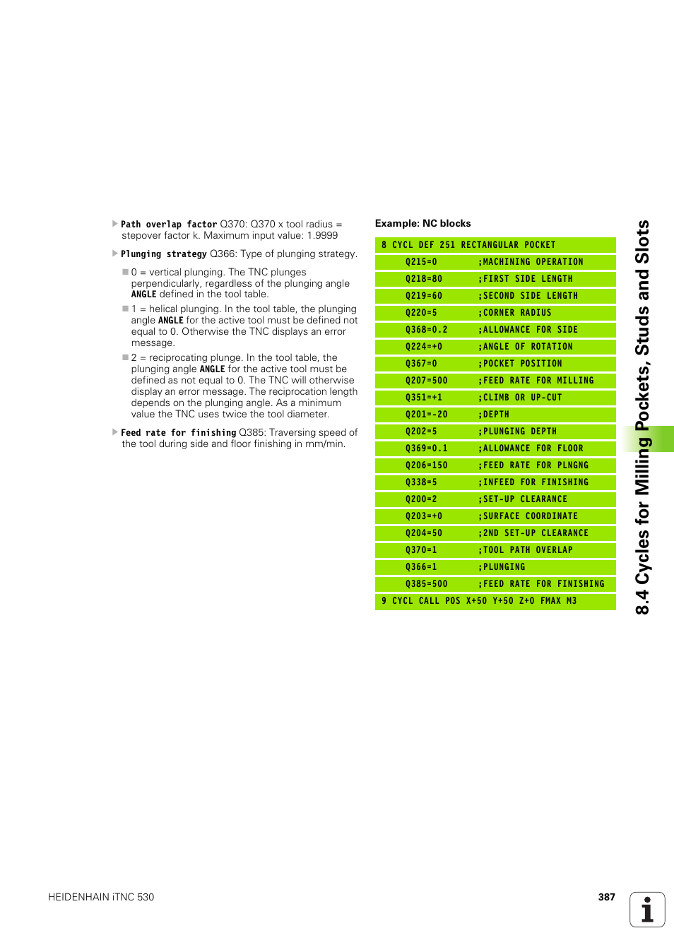 HEIDENHAIN iTNC 530 (340 49x-03) User Manual | Page 387 / 753