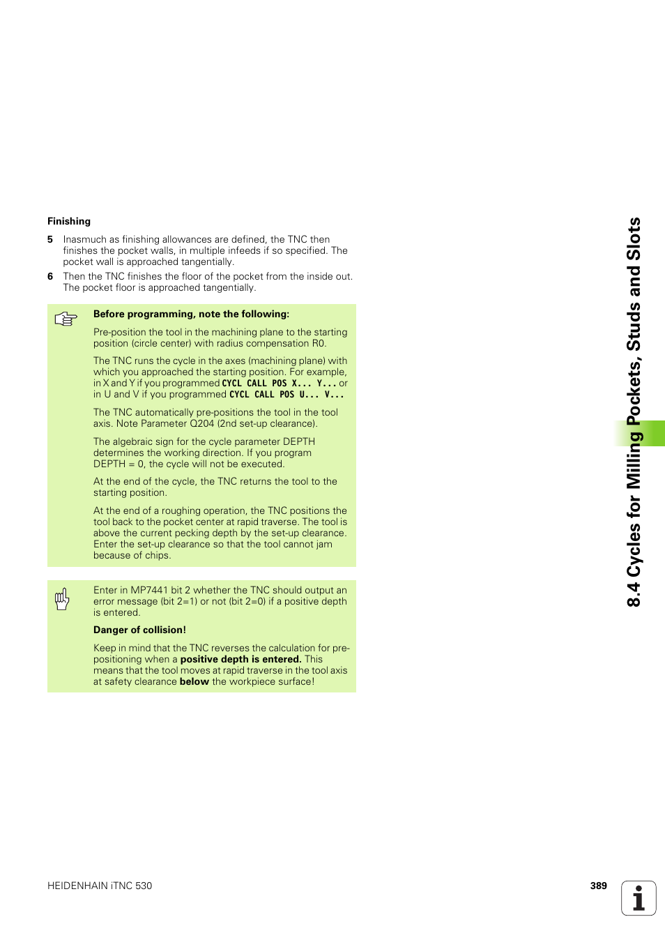 HEIDENHAIN iTNC 530 (340 49x-03) User Manual | Page 389 / 753