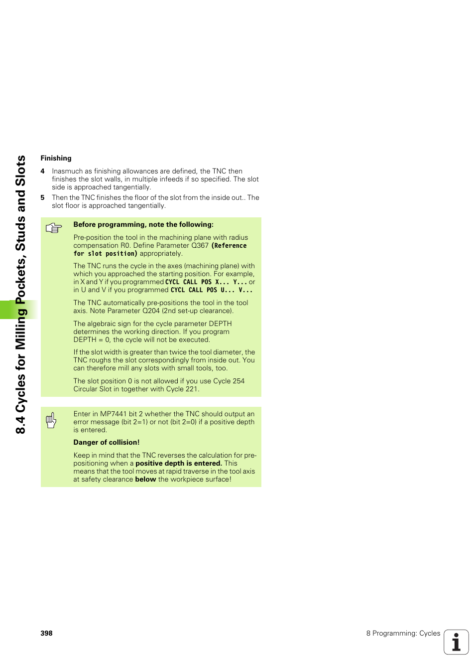 HEIDENHAIN iTNC 530 (340 49x-03) User Manual | Page 398 / 753