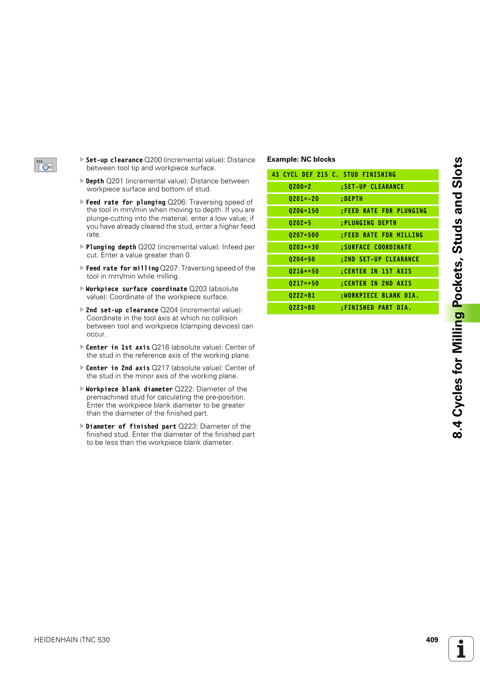 HEIDENHAIN iTNC 530 (340 49x-03) User Manual | Page 409 / 753