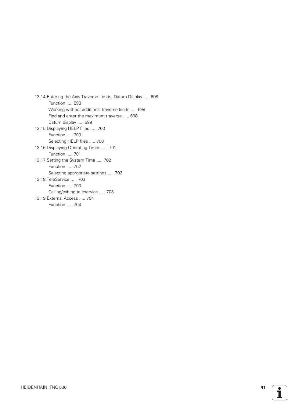 HEIDENHAIN iTNC 530 (340 49x-03) User Manual | Page 41 / 753