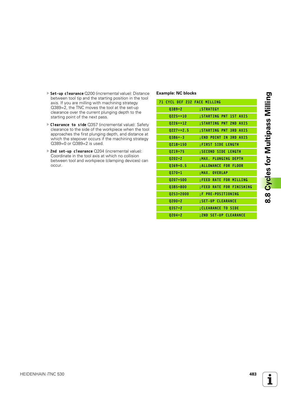 HEIDENHAIN iTNC 530 (340 49x-03) User Manual | Page 483 / 753