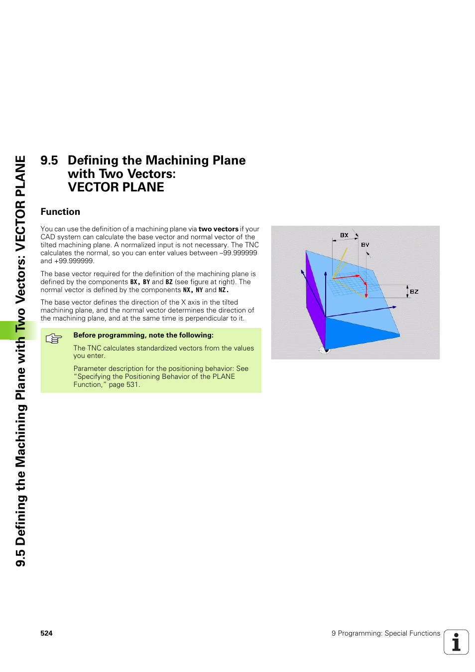 Function | HEIDENHAIN iTNC 530 (340 49x-03) User Manual | Page 524 / 753