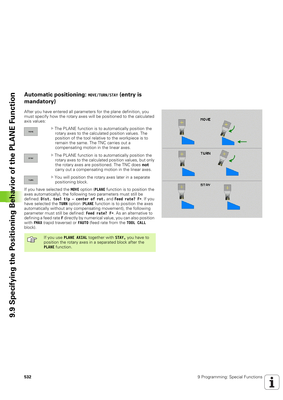 Automatic positioning: mo | HEIDENHAIN iTNC 530 (340 49x-03) User Manual | Page 532 / 753