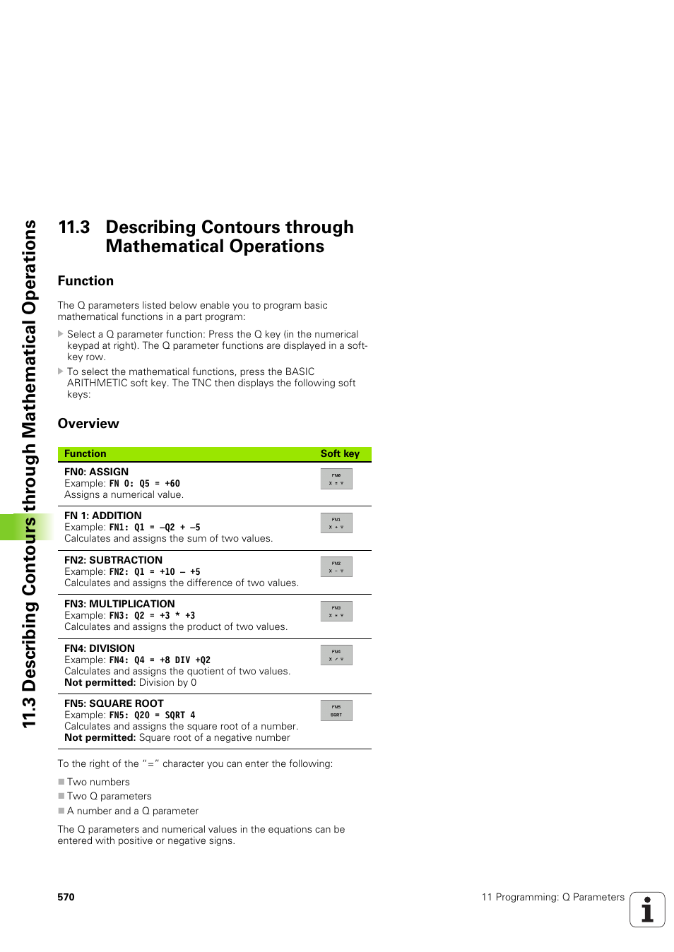 Function, Overview | HEIDENHAIN iTNC 530 (340 49x-03) User Manual | Page 570 / 753