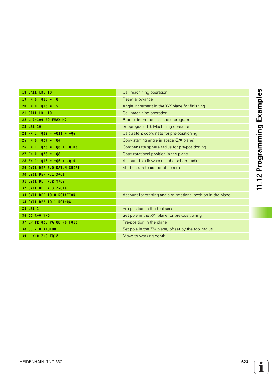12 pr ogr a mming examples | HEIDENHAIN iTNC 530 (340 49x-03) User Manual | Page 623 / 753