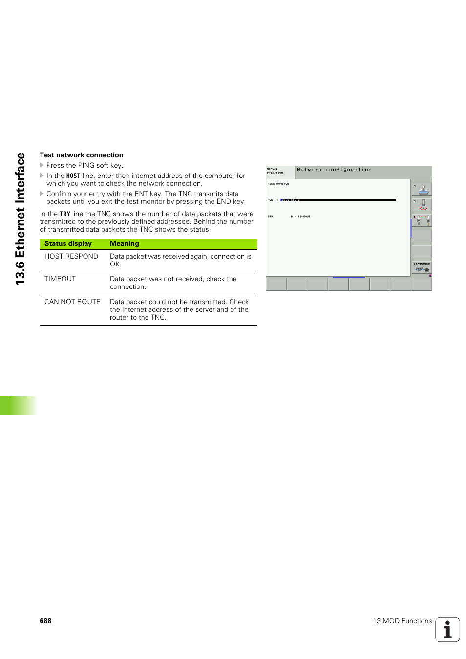 6 ether n et int e rf ace | HEIDENHAIN iTNC 530 (340 49x-03) User Manual | Page 688 / 753