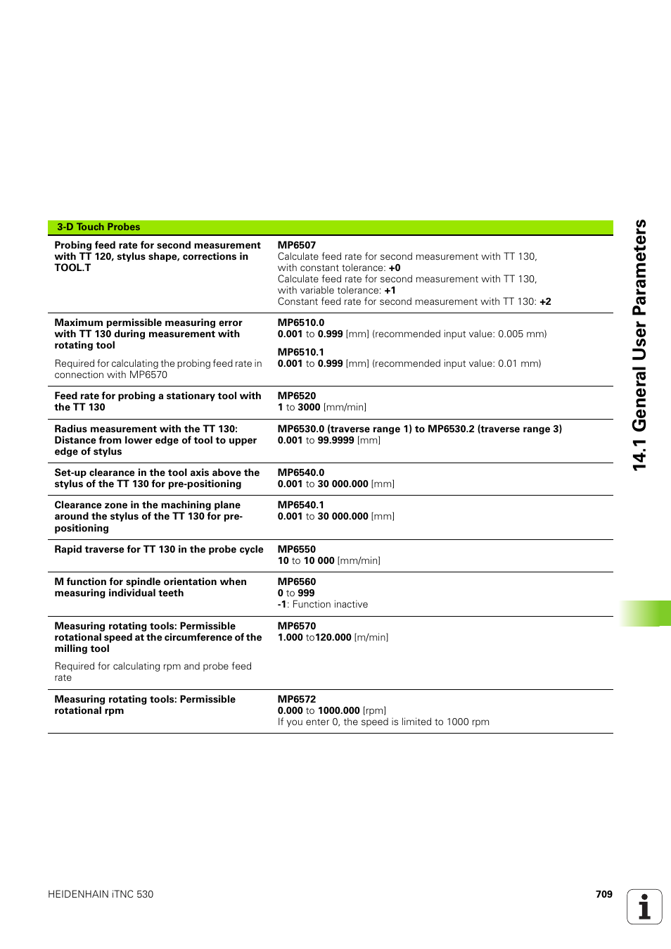 1 gener a l user p a ra met e rs | HEIDENHAIN iTNC 530 (340 49x-03) User Manual | Page 709 / 753