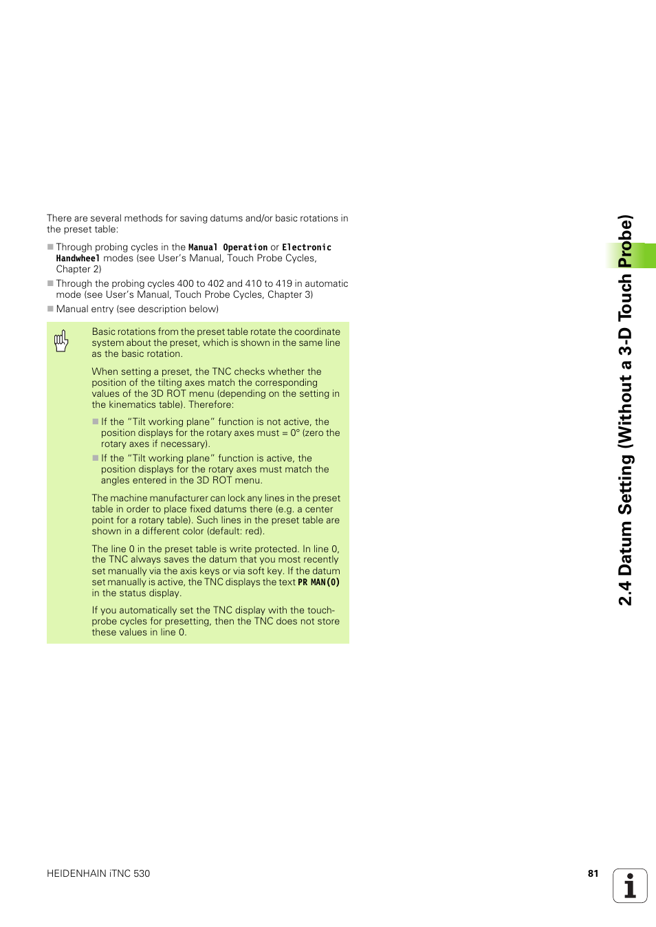 HEIDENHAIN iTNC 530 (340 49x-03) User Manual | Page 81 / 753