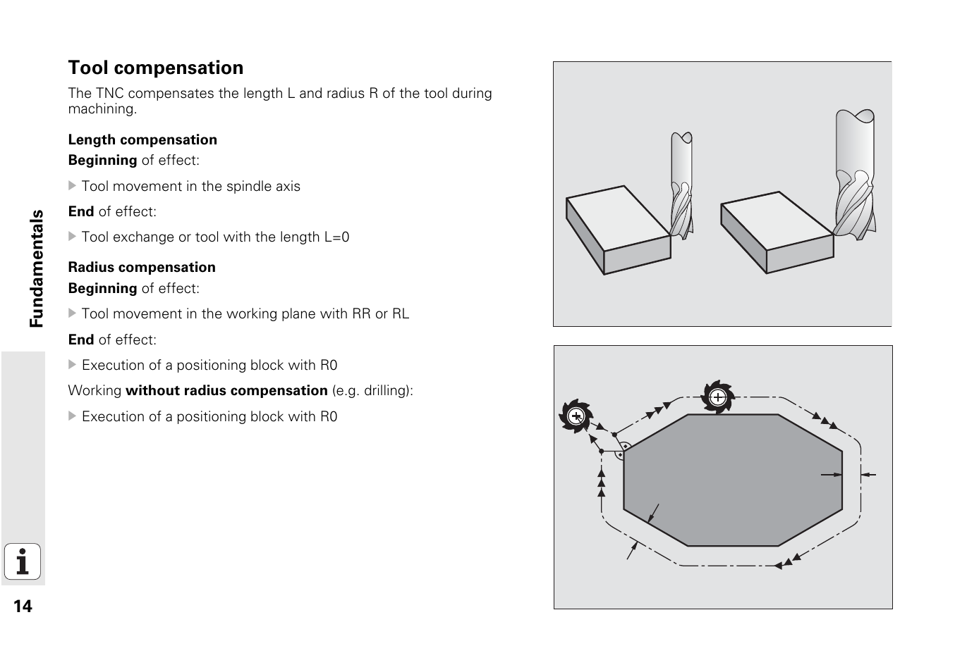 Tool compensation | HEIDENHAIN iTNC 530 (340 49x-03) Pilot User Manual | Page 14 / 126