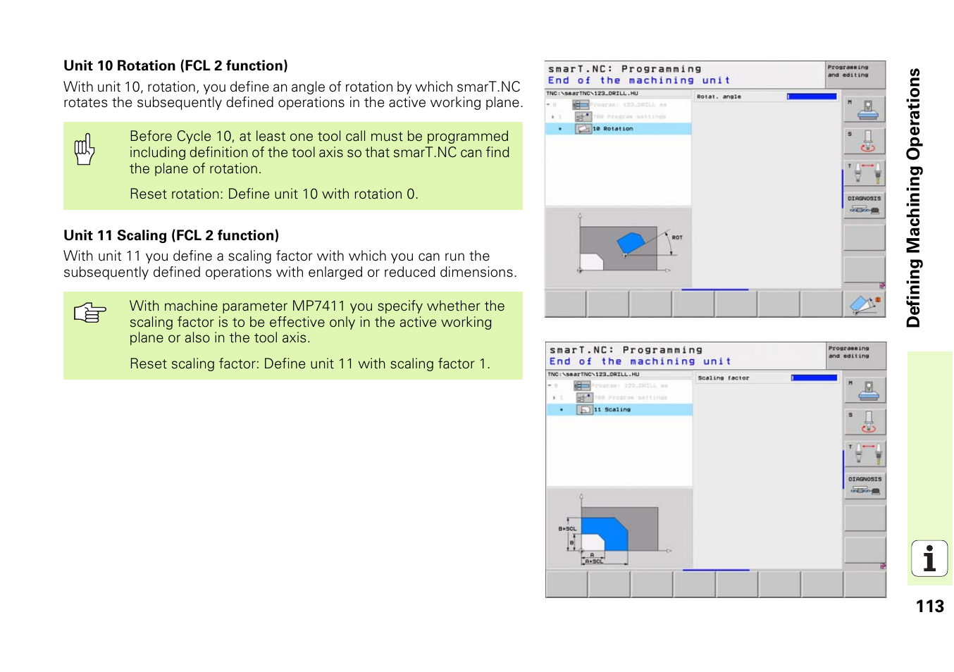 HEIDENHAIN iTNC 530 (340 49x-03) smarT.NC Pilot User Manual | Page 113 / 171