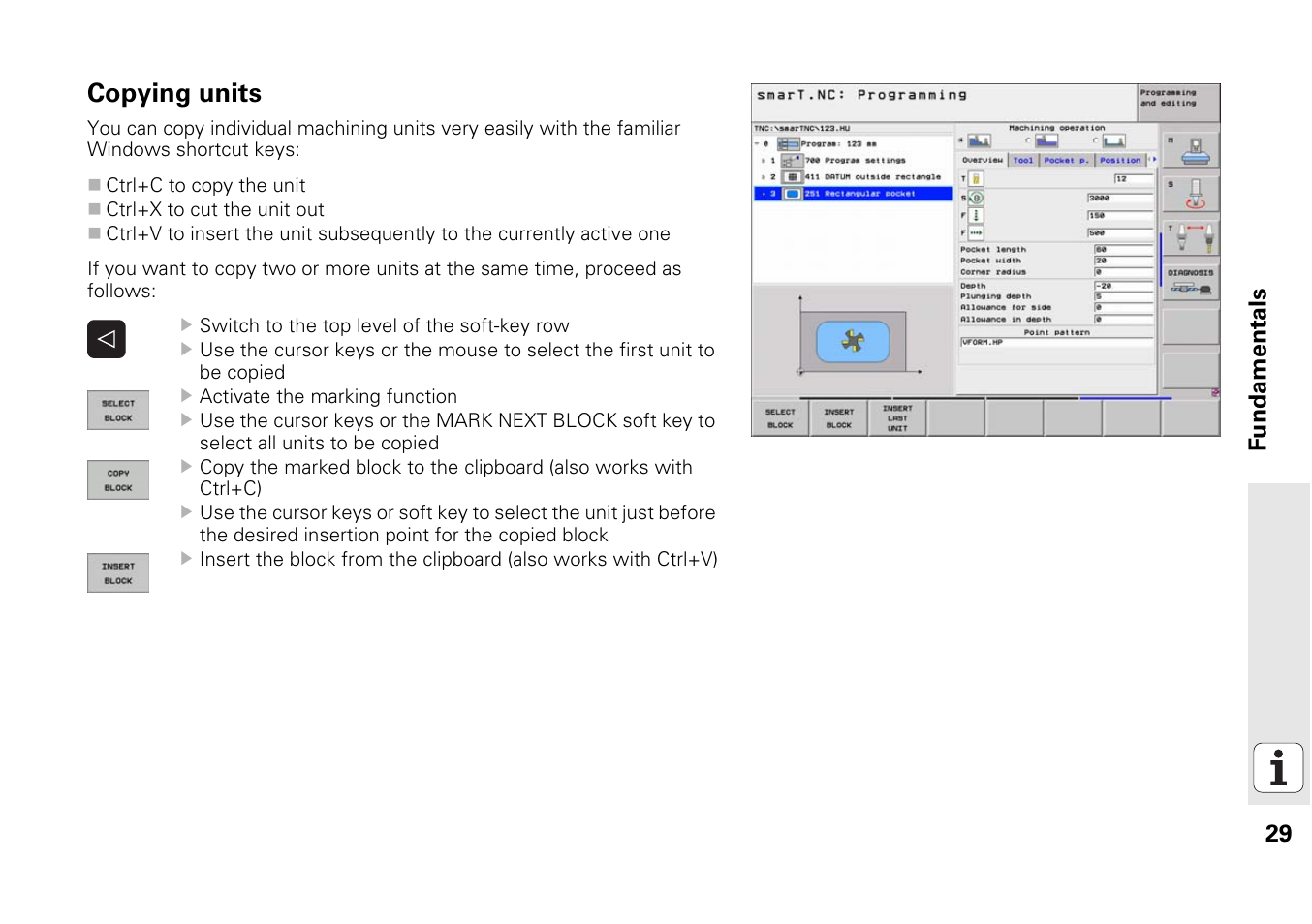 Copying units | HEIDENHAIN iTNC 530 (340 49x-03) smarT.NC Pilot User Manual | Page 29 / 171