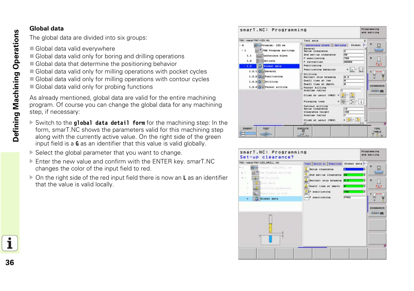 HEIDENHAIN iTNC 530 (340 49x-03) smarT.NC Pilot User Manual | Page 36 / 171