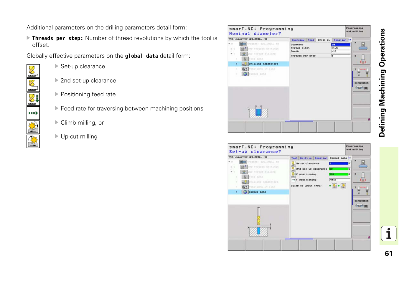 HEIDENHAIN iTNC 530 (340 49x-03) smarT.NC Pilot User Manual | Page 61 / 171