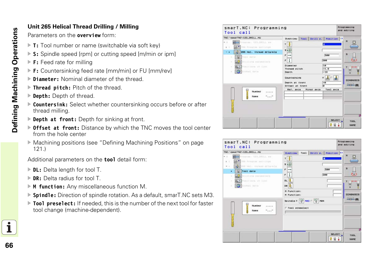 66 d e fining machining o p erations | HEIDENHAIN iTNC 530 (340 49x-03) smarT.NC Pilot User Manual | Page 66 / 171