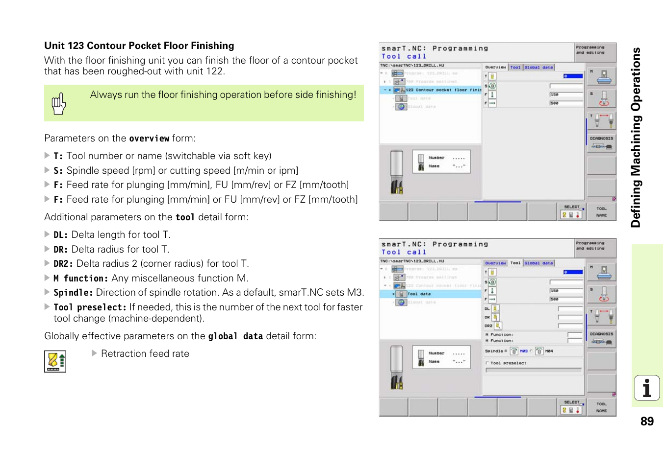 HEIDENHAIN iTNC 530 (340 49x-03) smarT.NC Pilot User Manual | Page 89 / 171