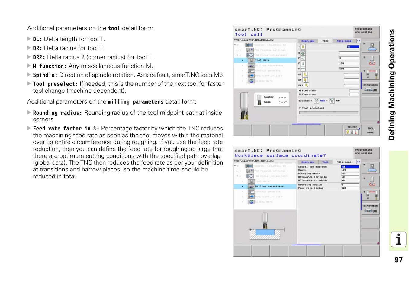 HEIDENHAIN iTNC 530 (340 49x-03) smarT.NC Pilot User Manual | Page 97 / 171