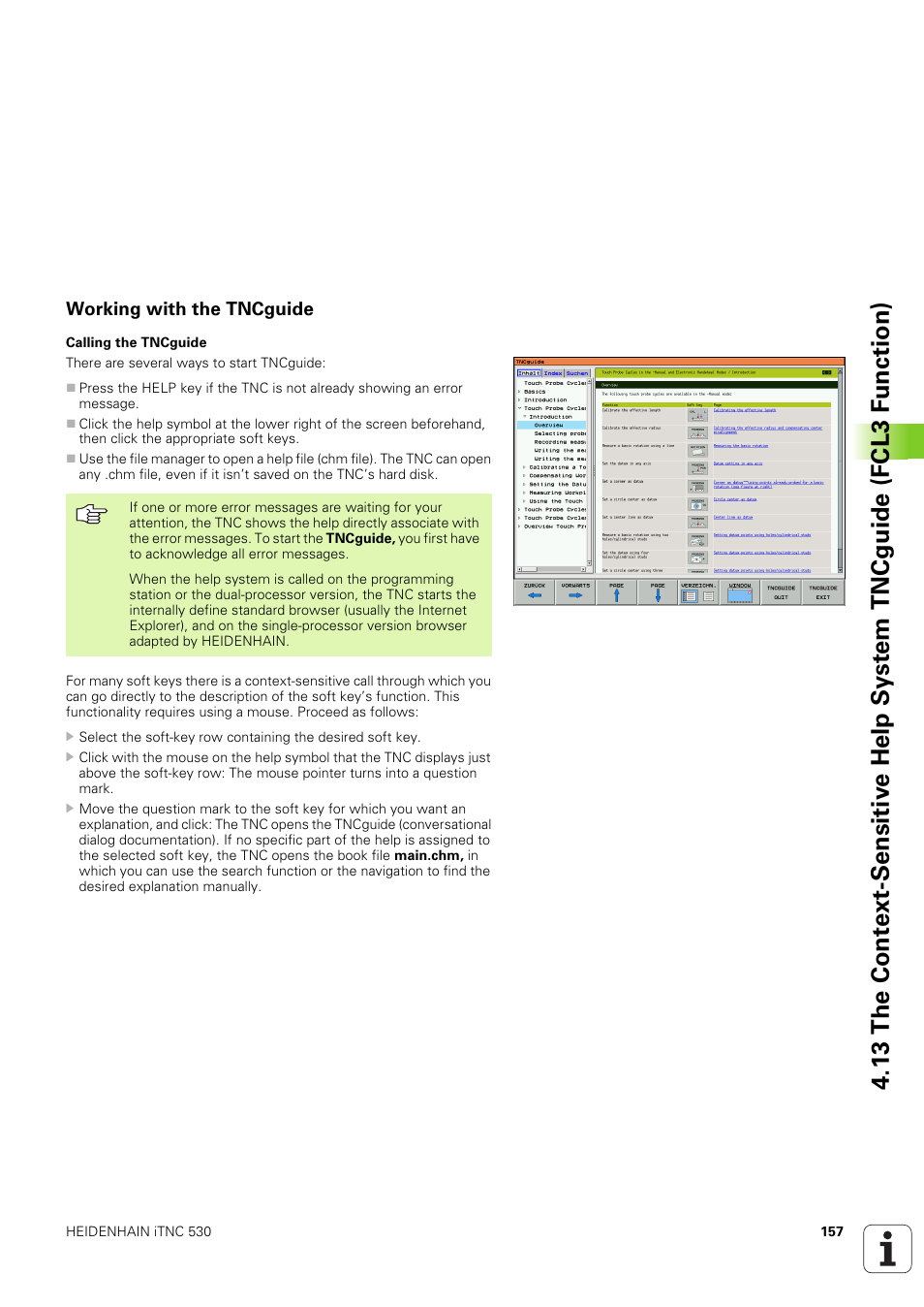 Working with the tncguide | HEIDENHAIN iTNC 530 (340 49x-03) ISO programming User Manual | Page 157 / 675