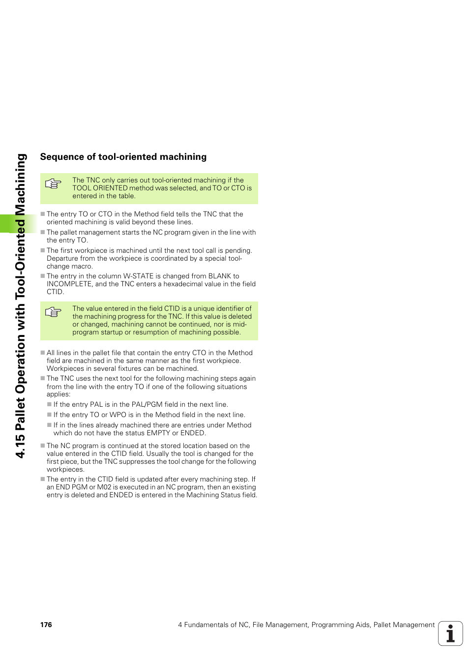 Sequence of tool-oriented machining | HEIDENHAIN iTNC 530 (340 49x-03) ISO programming User Manual | Page 176 / 675