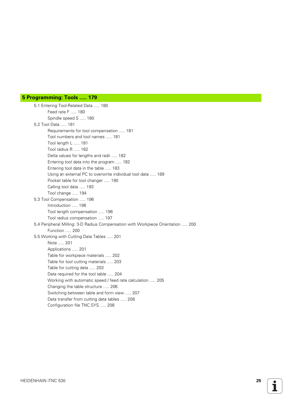 5 programming: tools, Programming: tools | HEIDENHAIN iTNC 530 (340 49x-03) ISO programming User Manual | Page 25 / 675