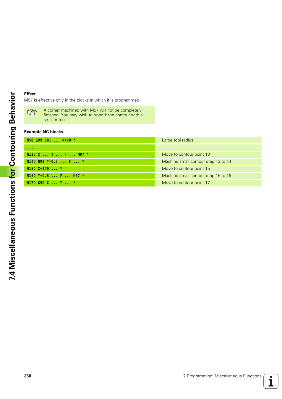 HEIDENHAIN iTNC 530 (340 49x-03) ISO programming User Manual | Page 258 / 675