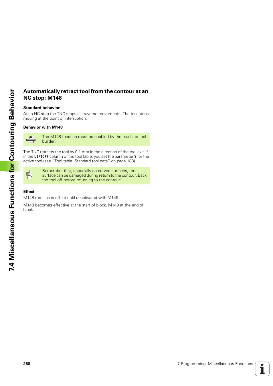 HEIDENHAIN iTNC 530 (340 49x-03) ISO programming User Manual | Page 268 / 675