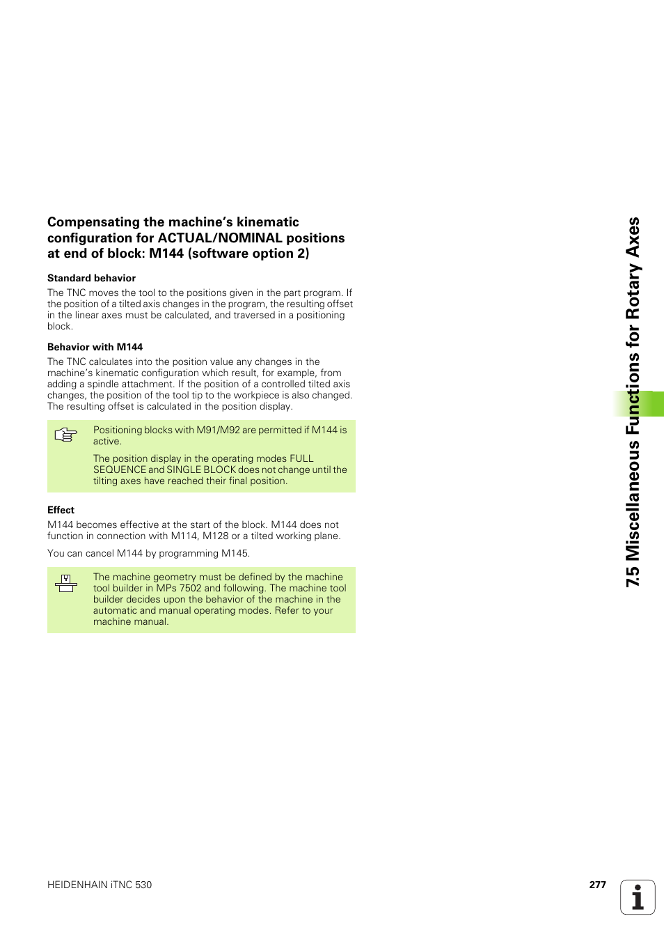 HEIDENHAIN iTNC 530 (340 49x-03) ISO programming User Manual | Page 277 / 675