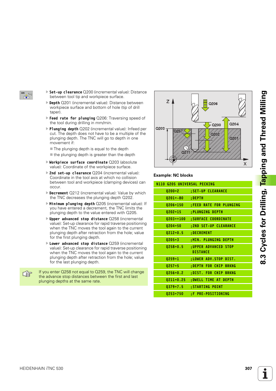 HEIDENHAIN iTNC 530 (340 49x-03) ISO programming User Manual | Page 307 / 675
