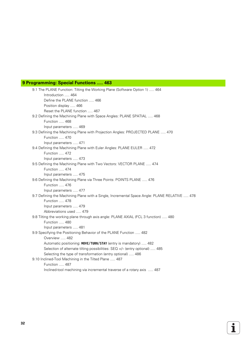 9 programming: special functions, Programming: special functions | HEIDENHAIN iTNC 530 (340 49x-03) ISO programming User Manual | Page 32 / 675