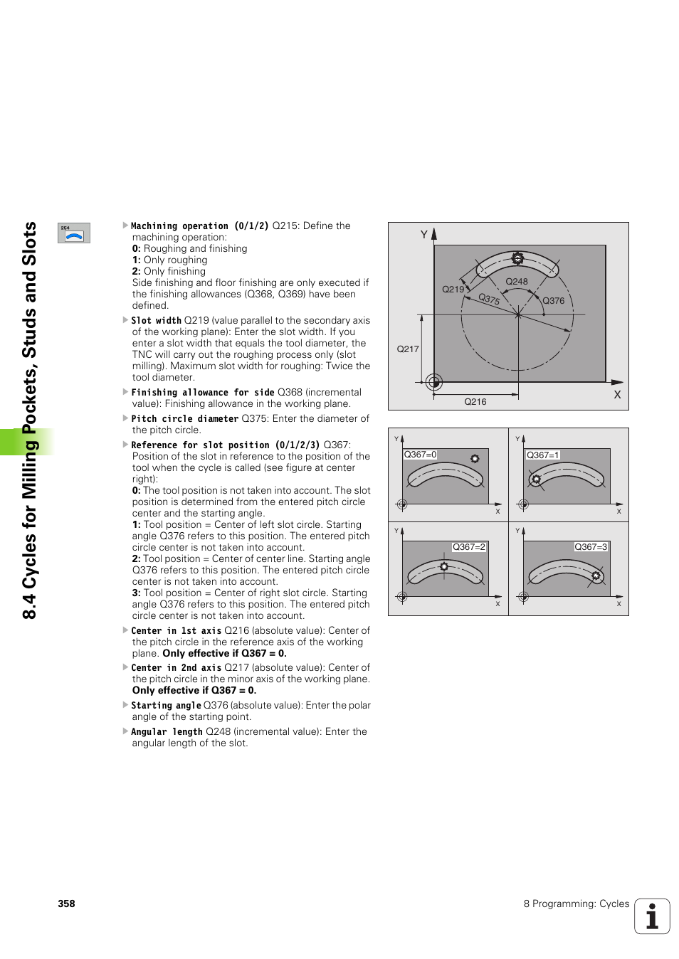 HEIDENHAIN iTNC 530 (340 49x-03) ISO programming User Manual | Page 358 / 675