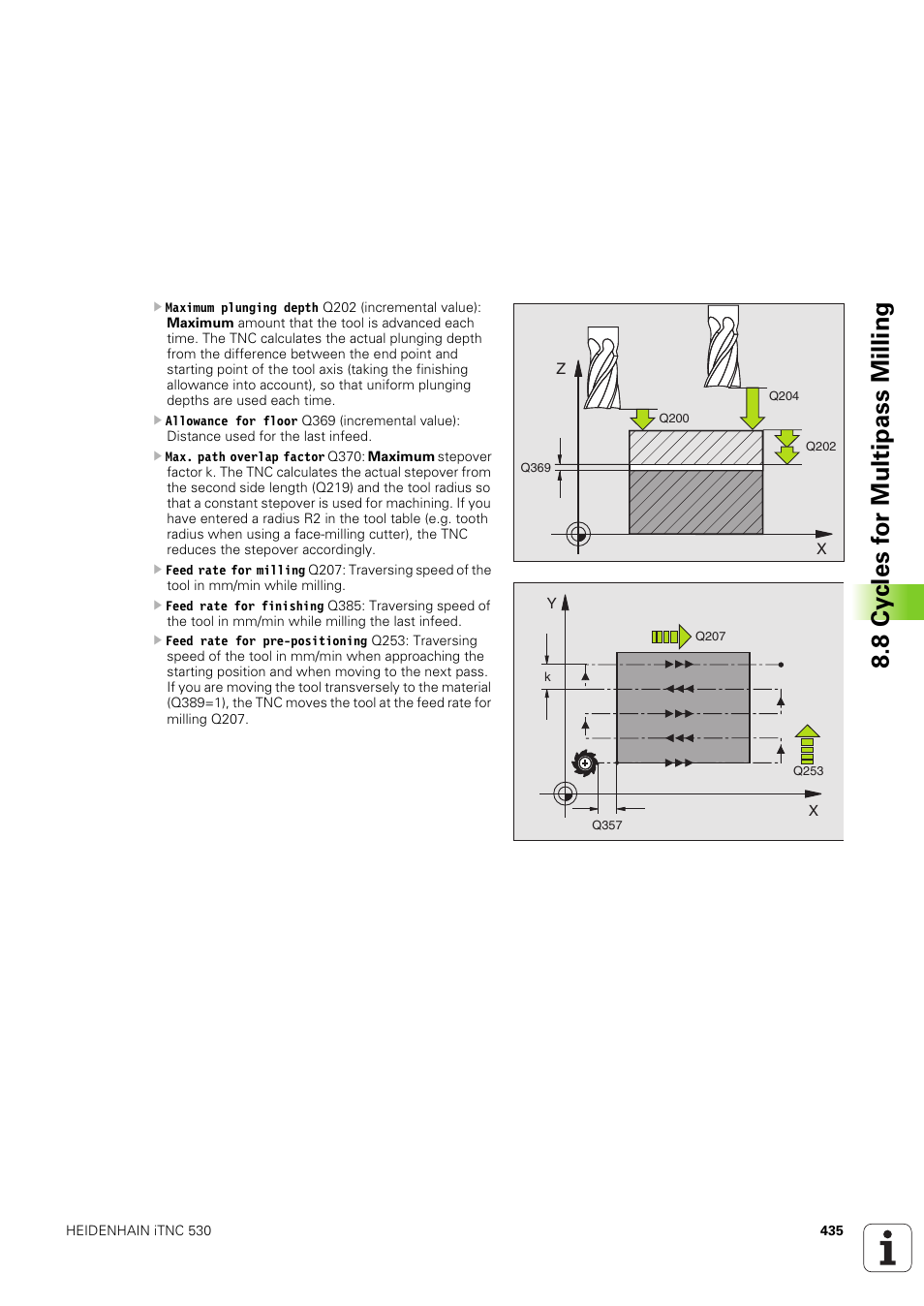 HEIDENHAIN iTNC 530 (340 49x-03) ISO programming User Manual | Page 435 / 675
