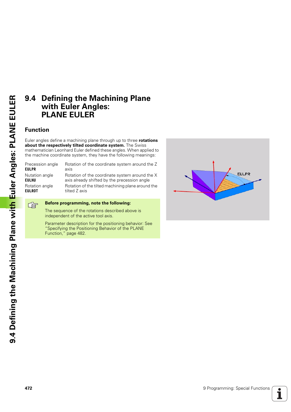 Function | HEIDENHAIN iTNC 530 (340 49x-03) ISO programming User Manual | Page 472 / 675