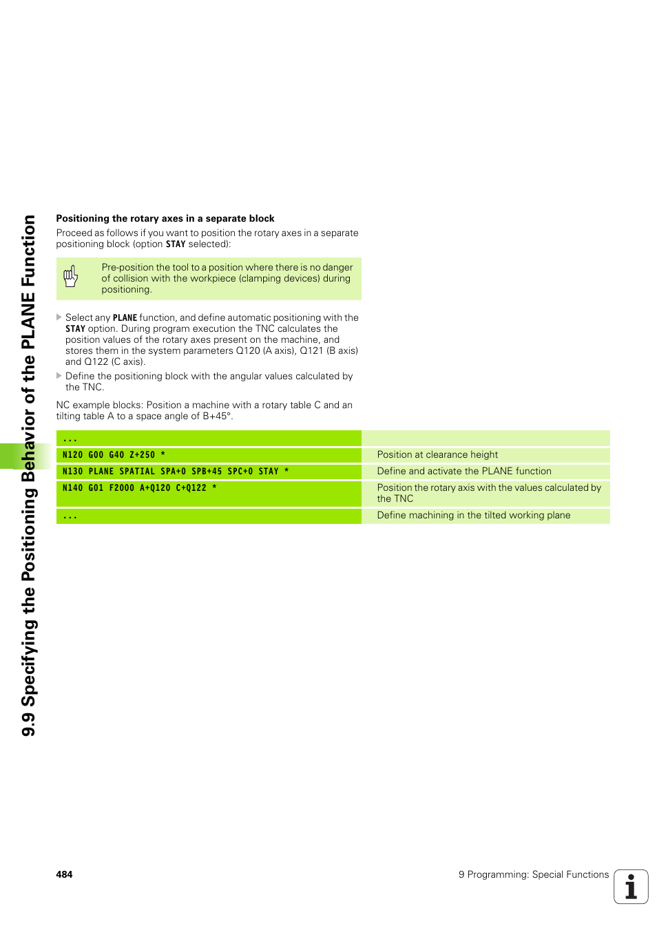 HEIDENHAIN iTNC 530 (340 49x-03) ISO programming User Manual | Page 484 / 675