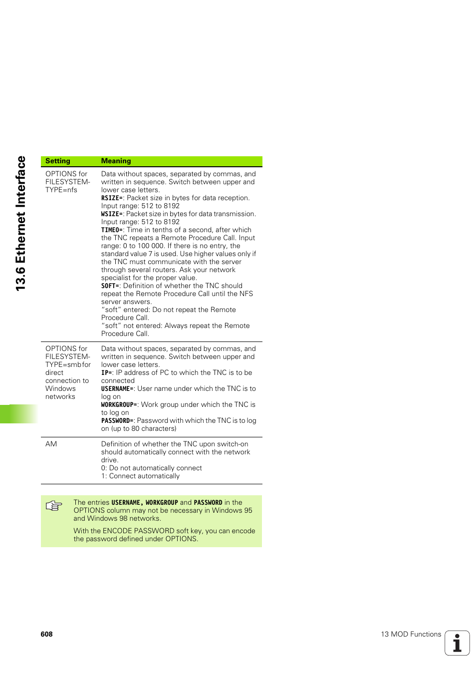 6 ether n et int e rf ace | HEIDENHAIN iTNC 530 (340 49x-03) ISO programming User Manual | Page 608 / 675