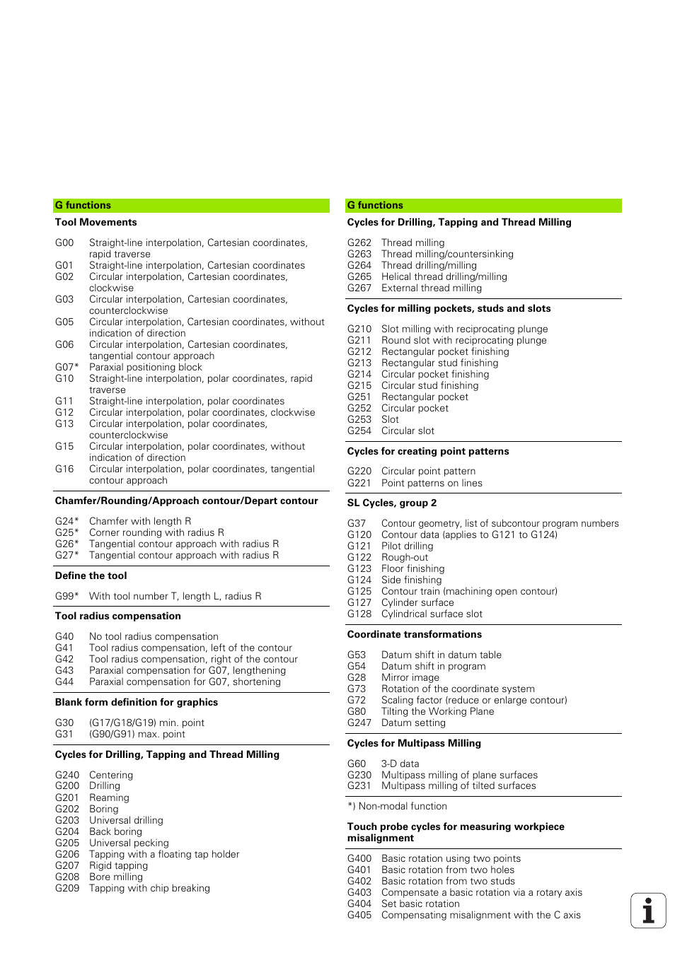 HEIDENHAIN iTNC 530 (340 49x-03) ISO programming User Manual | Page 672 / 675