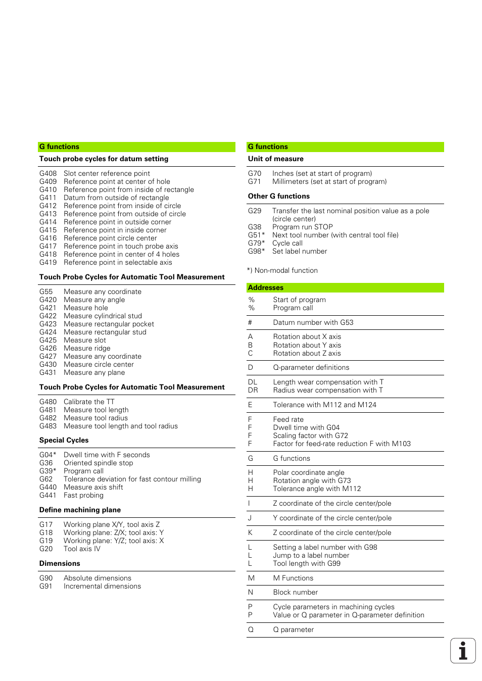 HEIDENHAIN iTNC 530 (340 49x-03) ISO programming User Manual | Page 673 / 675