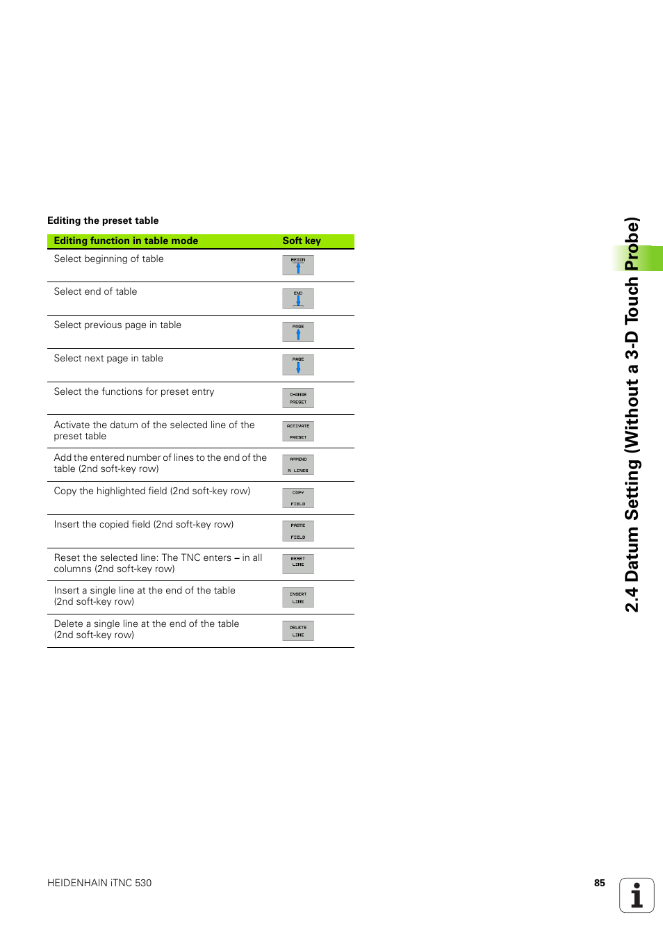 HEIDENHAIN iTNC 530 (340 49x-03) ISO programming User Manual | Page 85 / 675
