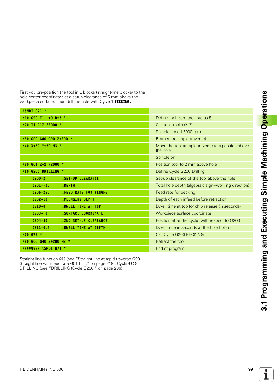 HEIDENHAIN iTNC 530 (340 49x-03) ISO programming User Manual | Page 99 / 675