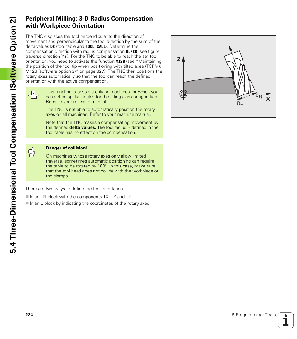 HEIDENHAIN iTNC 530 (340 49x-04) User Manual | Page 224 / 789