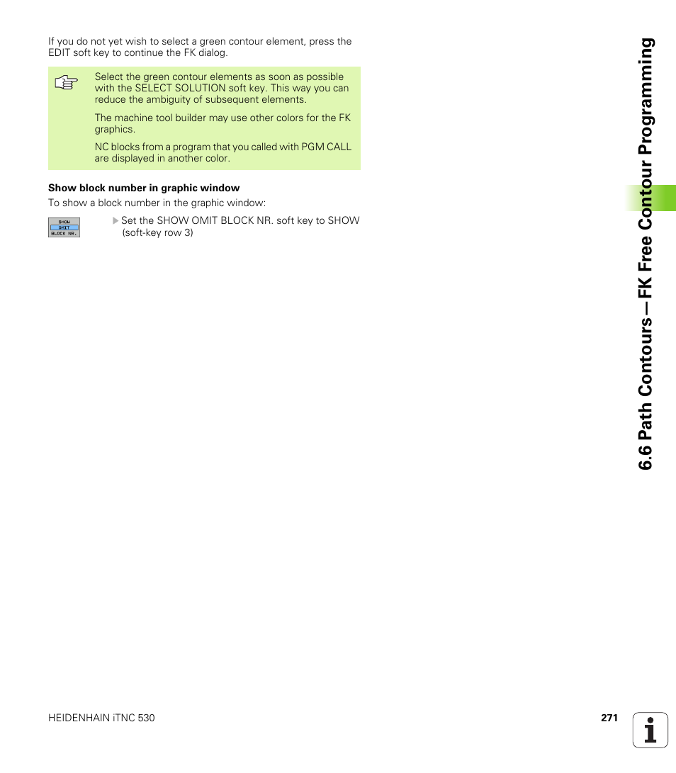 HEIDENHAIN iTNC 530 (340 49x-04) User Manual | Page 271 / 789