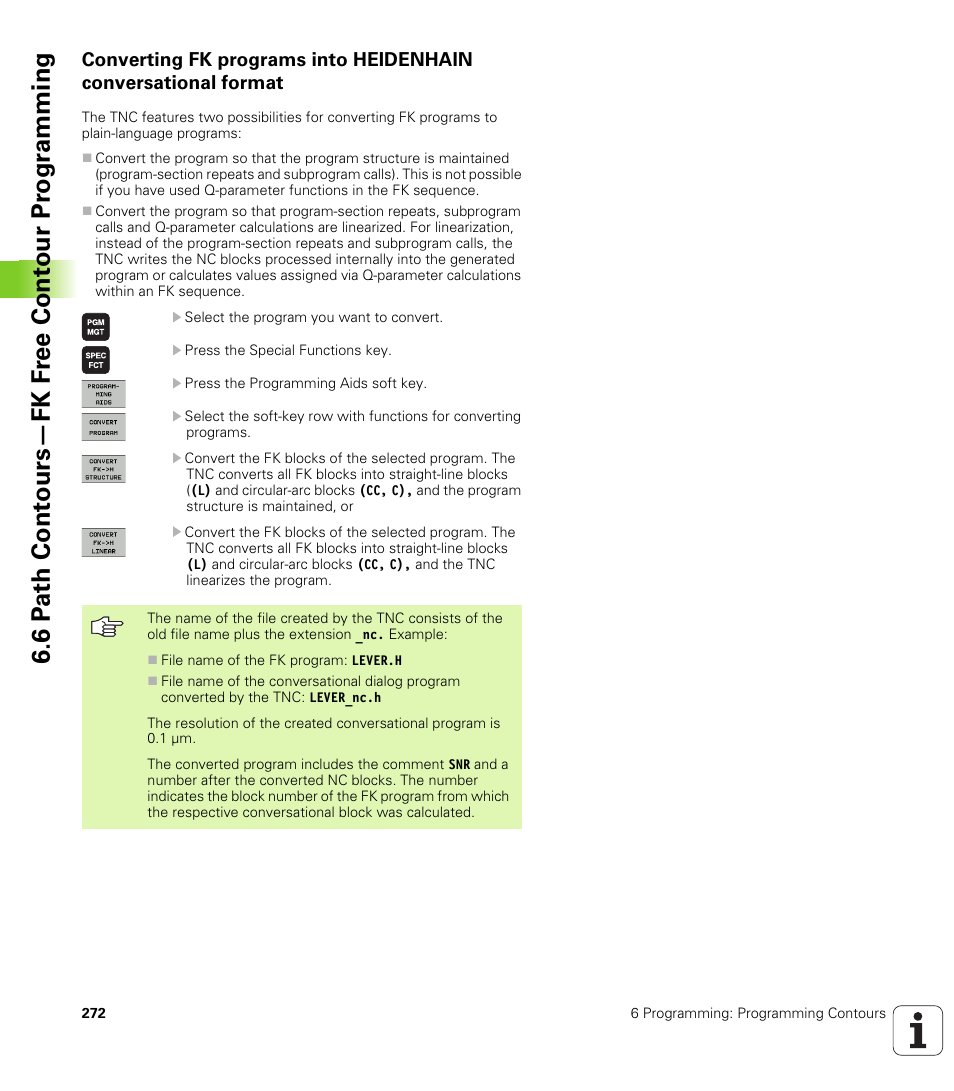 HEIDENHAIN iTNC 530 (340 49x-04) User Manual | Page 272 / 789