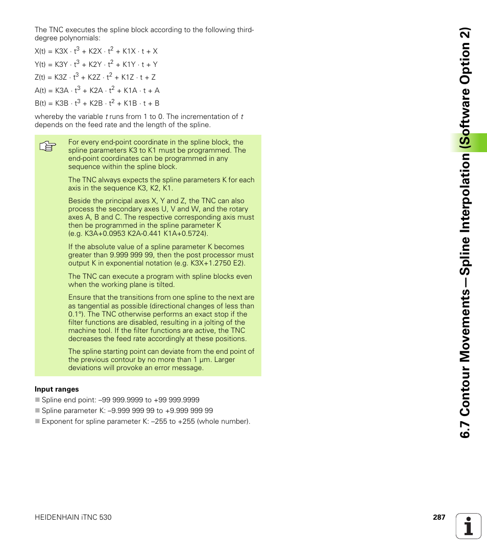 HEIDENHAIN iTNC 530 (340 49x-04) User Manual | Page 287 / 789