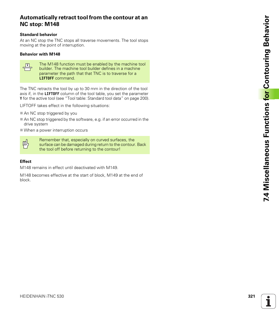 HEIDENHAIN iTNC 530 (340 49x-04) User Manual | Page 321 / 789