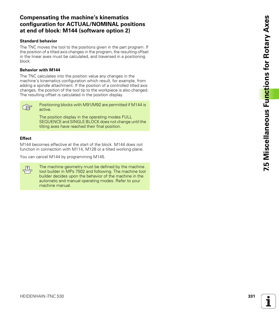 HEIDENHAIN iTNC 530 (340 49x-04) User Manual | Page 331 / 789