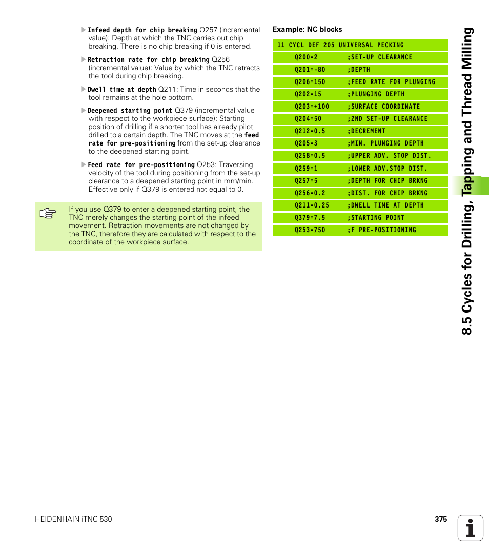 HEIDENHAIN iTNC 530 (340 49x-04) User Manual | Page 375 / 789