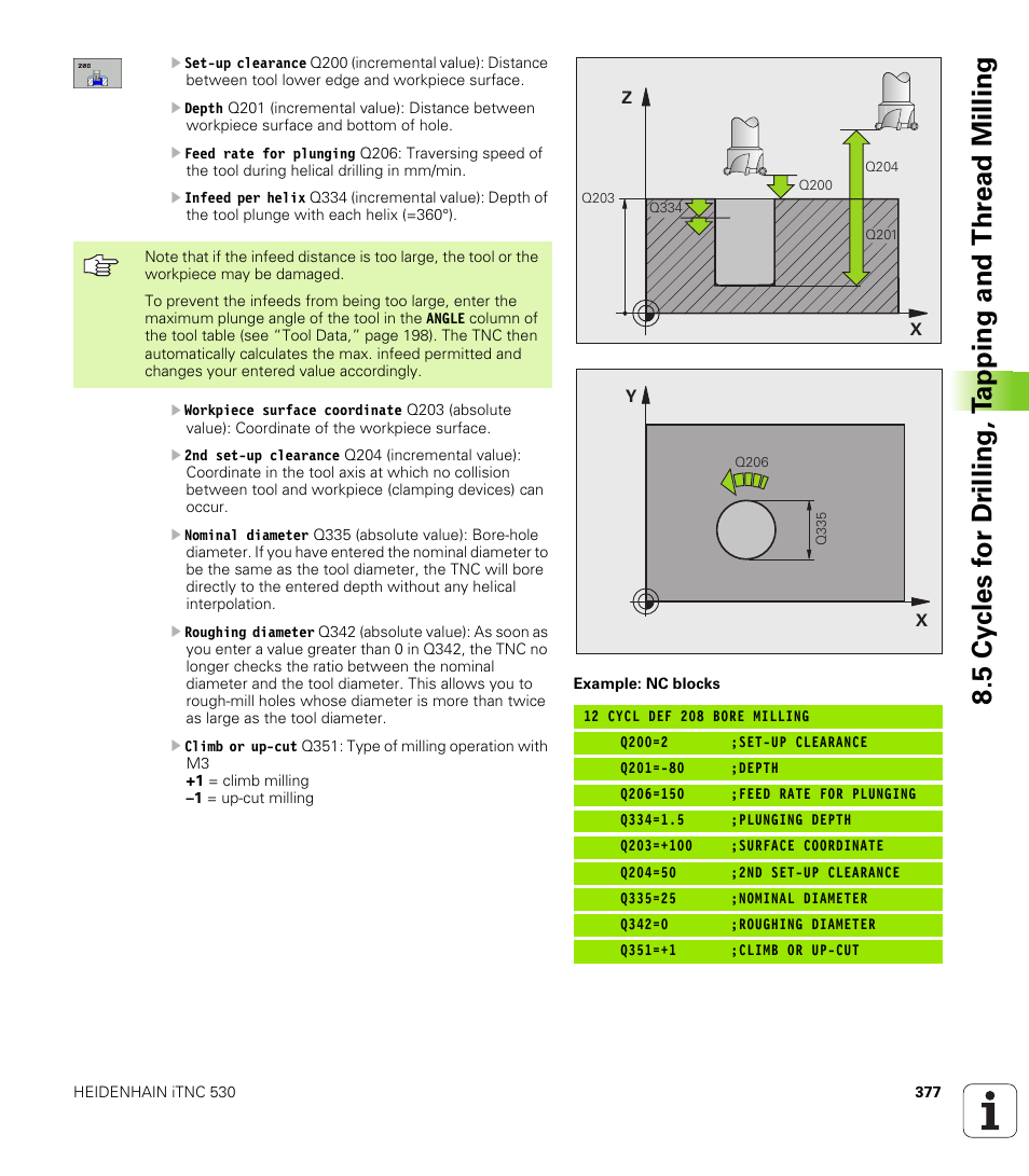 HEIDENHAIN iTNC 530 (340 49x-04) User Manual | Page 377 / 789