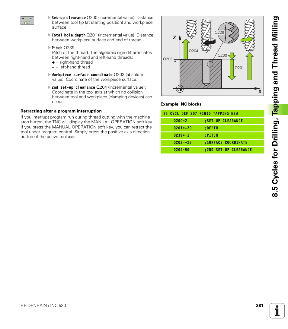 HEIDENHAIN iTNC 530 (340 49x-04) User Manual | Page 381 / 789